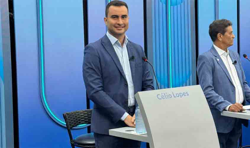 Célio Lopes se destaca em debate da TVRO com propostas e foco no social de Porto Velho