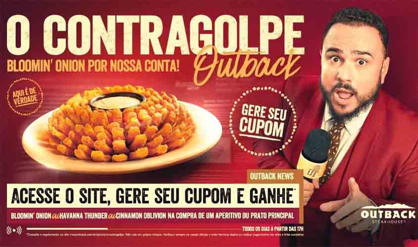 Outback Porto Velho Shopping lança ‘O Contragolpe’, presenteando clientes com cupons exclusivos e estreia formato inédito do TikTok