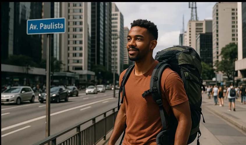 O turista brasileiro adora visitar amigos