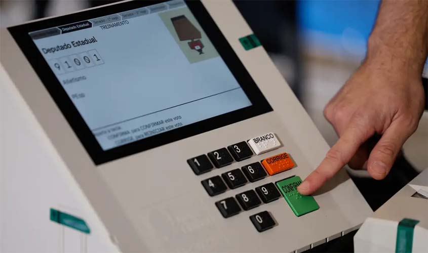 Veja a ordem de votação na urna eletrônica