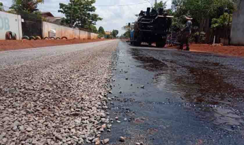 Lançamento da obra de pavimentação em três bairros de Vilhena é neste sábado, veja ruas contempladas