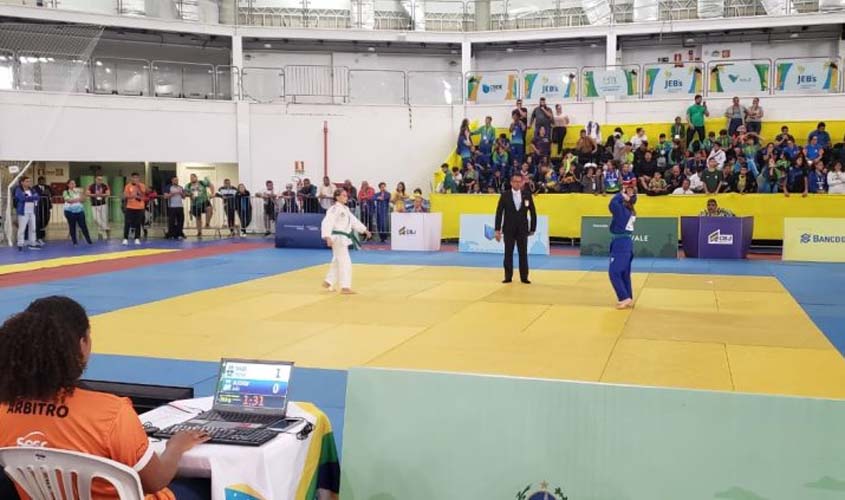 Rondônia conquista medalha de ouro na modalidade judô nos Jogos Escolares Brasileiros 2022