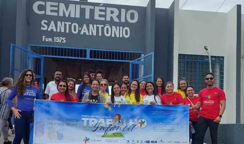 Prefeitura realiza ações de prevenção ao trabalho infantil no final de semana