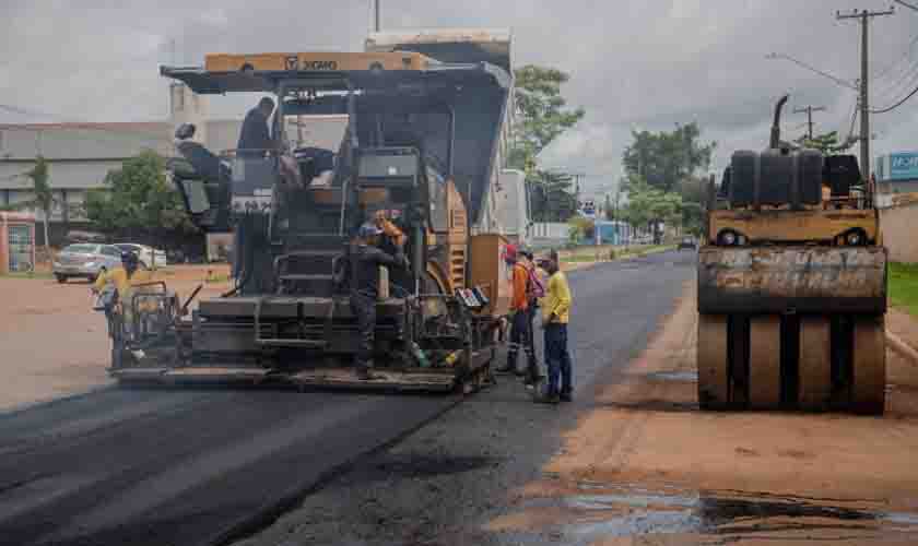 Prefeitura inicia obra de recapeamento da avenida Prefeito Chiquilito Erse