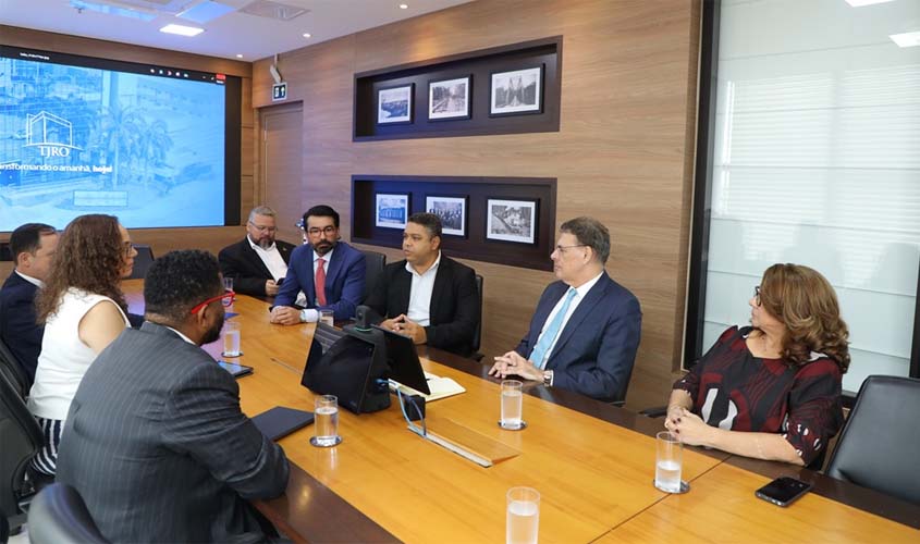Presidente do TJRO recebe visitas institucionais