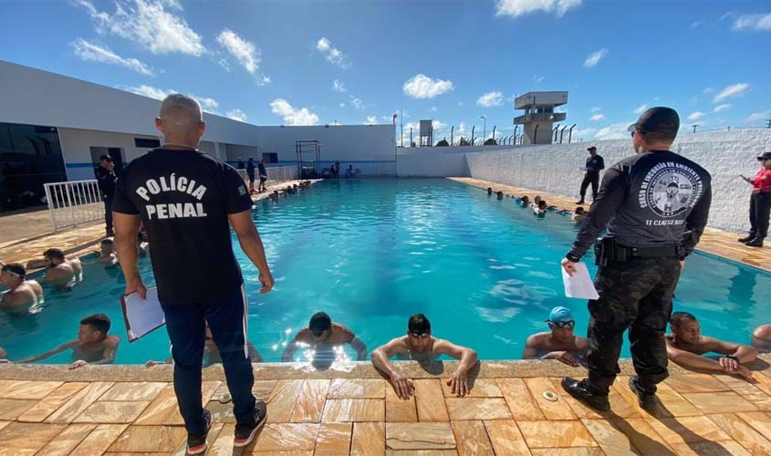 Sejus realiza Teste de Aptidão Física para o Curso de Intervenção em Ambiente Prisional