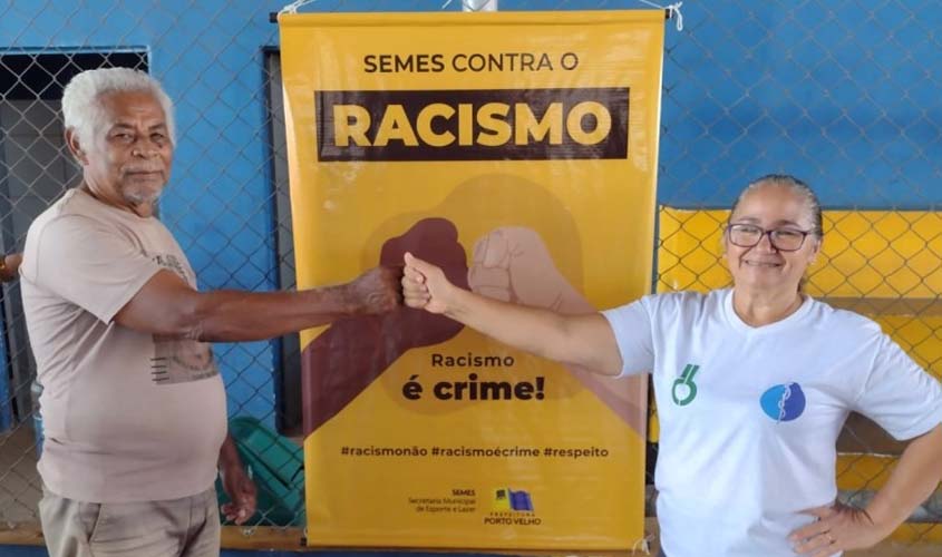 Ações de combate ao racismo são adotadas nos polos de atividades esportivas e eventos