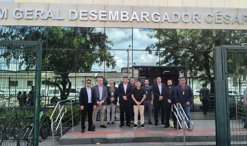 Comitiva do TJ do Tocantins realiza visita para conhecer estrutura de segurança patrimonial e humana