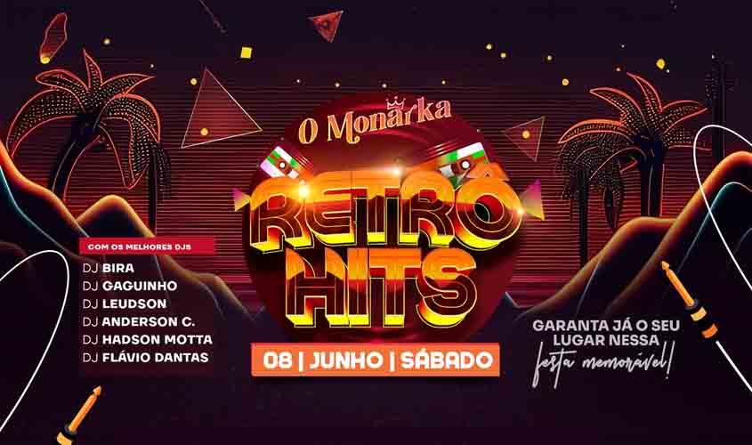 Vai ter 'Balada Hits', 'Resenha Sertaneja' e 'Retro Hits' no O Monarka 