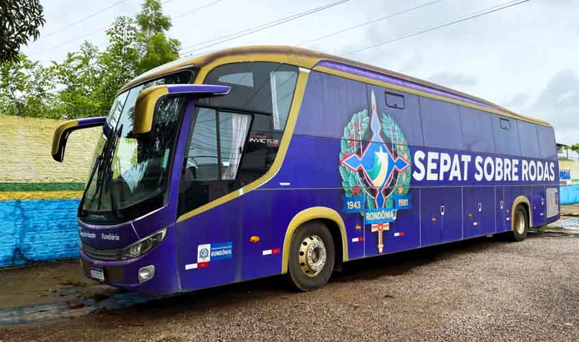 Governo de RO leva 'Sepat Sobre Roda' ao setor chacareiro Militão 2, para auxiliar produtores no registro de títulos