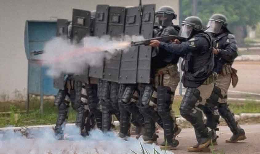 Em Rondônia, PRF realiza nivelamento da força de choque regional