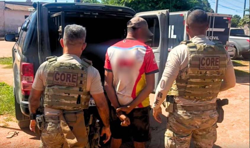 Polícia Civil localiza e prende condenado por estupro