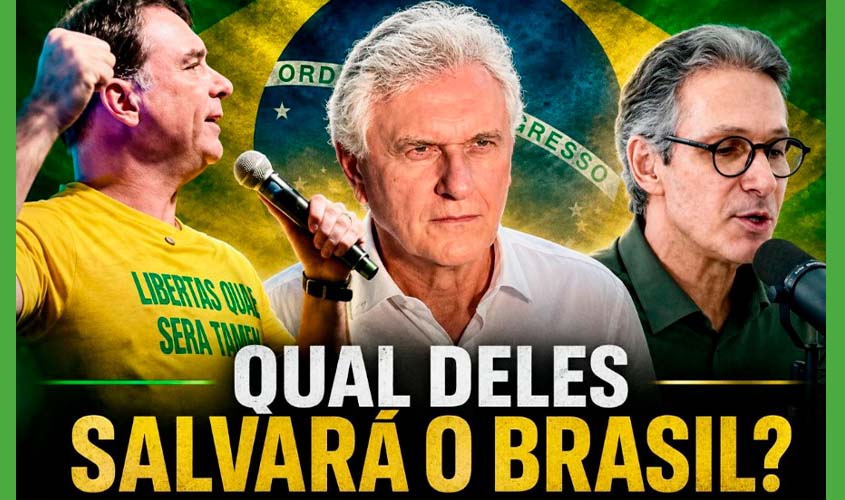 Flávio Bolsonaro perde espaço para Caiado e Zema