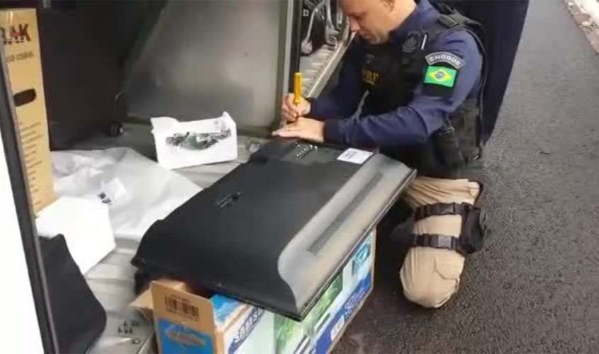 Polícia desarticula quadrilha que traficava armas dentro de TVs