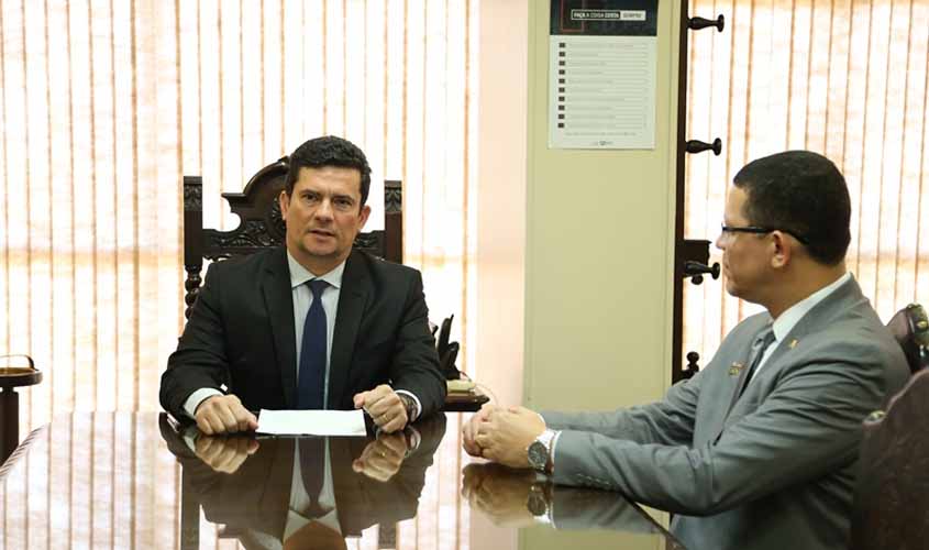 Governador Marcos Rocha apresenta pleito de ações de melhoria da segurança pública de Rondônia ao ministro Moro