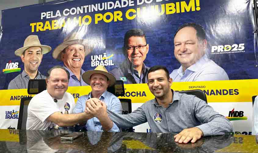 ﻿Convenção do União Brasil aprova João Becker como candidato a prefeito em Cujubim