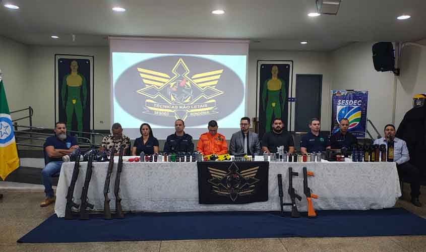 Segurança pública inicia curso de técnicas não letais