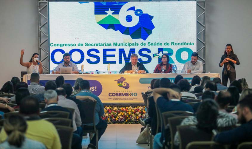 Porto Velho sedia o 6º Congresso de Secretarias Municipais de Saúde de Rondônia