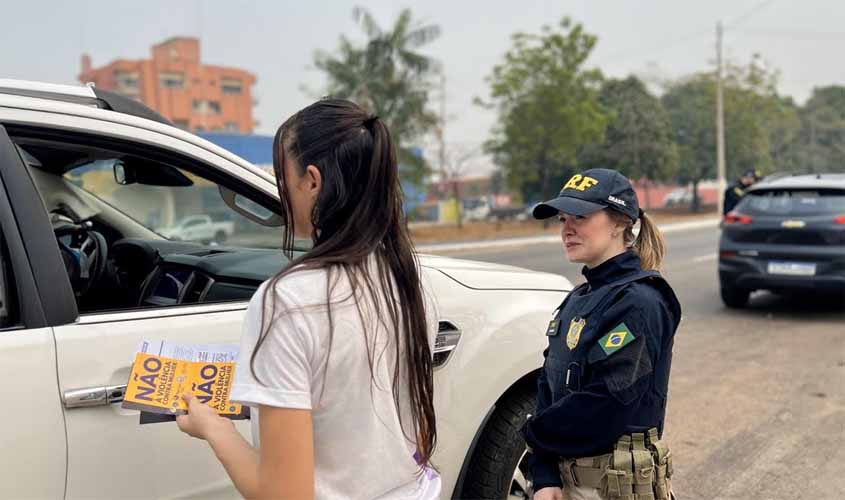 Em rodovias e cidades, 24 mil pessoas são alcançadas por mensagem de enfrentamento sobre violência doméstica em campanha do MPRO e PRF