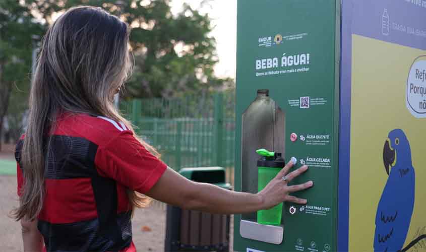 Porto Velho ganha estações de hidratação em espaços públicos