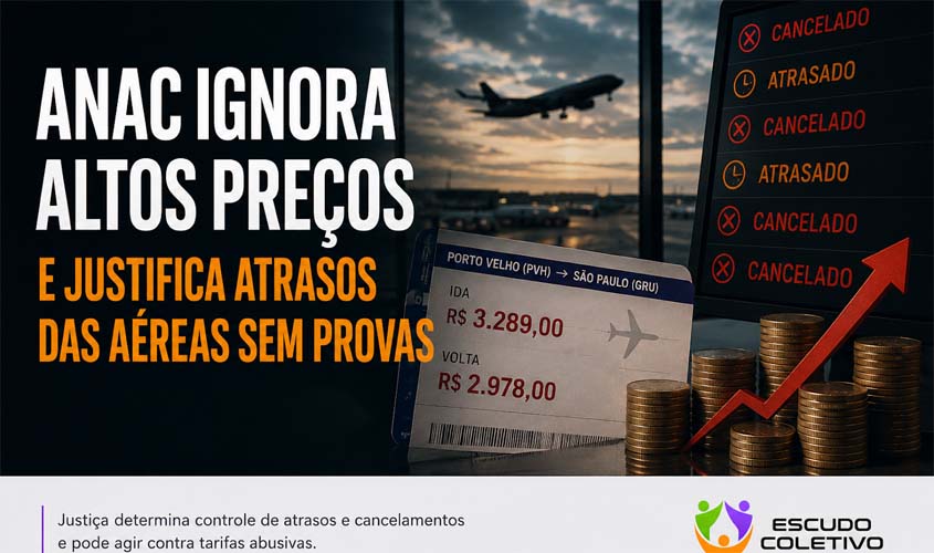 ANAC ignora altos preços de Rondônia e justifica atrasos das aéreas sem apresentar provas