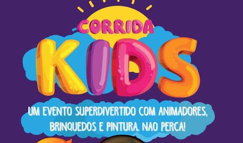 Porto Velho Shopping realiza corrida kids para crianças até 13 anos