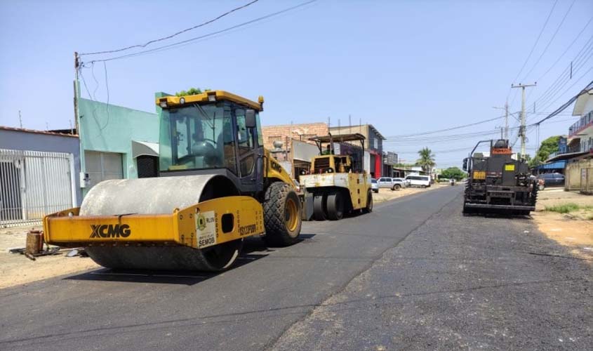 Bairro Mato Grosso recebe mais de 5,5 quilômetros de recapeamento