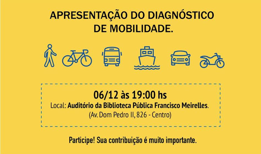 ATUALIZAÇÃO - Seminário apresentará estudos sobre mobilidade urbana 