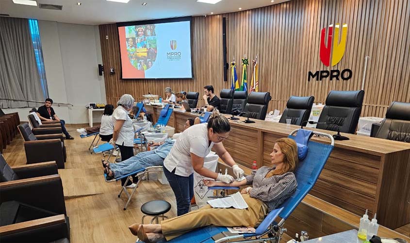 Coleta externa reforça crescimento das doações de sangue em RO