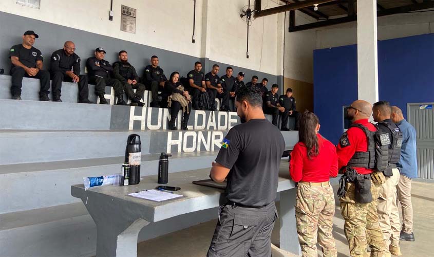 Policiais Penais treinam armamento e tiro em Porto Velho