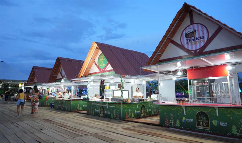 Natal Porto Velho Luz encanta famílias e empreendedores