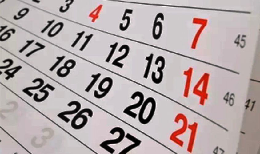 Ano novo terá 9 feriados nacionais em dias de semana