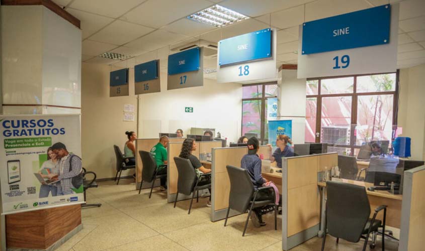 Ano inicia com oferta de mais de 2 mil vagas de emprego disponíveis no Sine Estadual