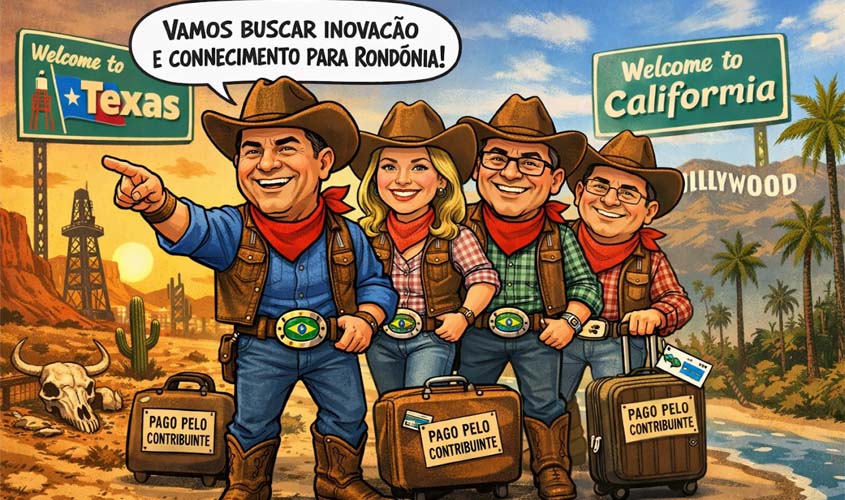 Viagem do irmão do governador ao exterior contrasta com abandono na Casa do Ancião