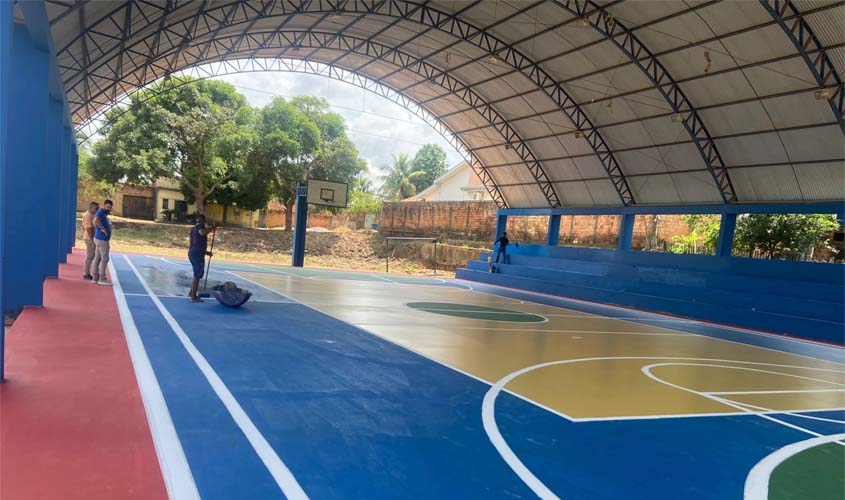 Quadra do Jardim Presidencial é revitalizada