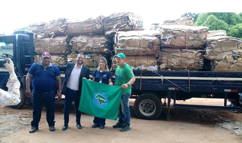 PARCERIA - Hidrelétrica Santo Antônio doa resíduos para cooperativas