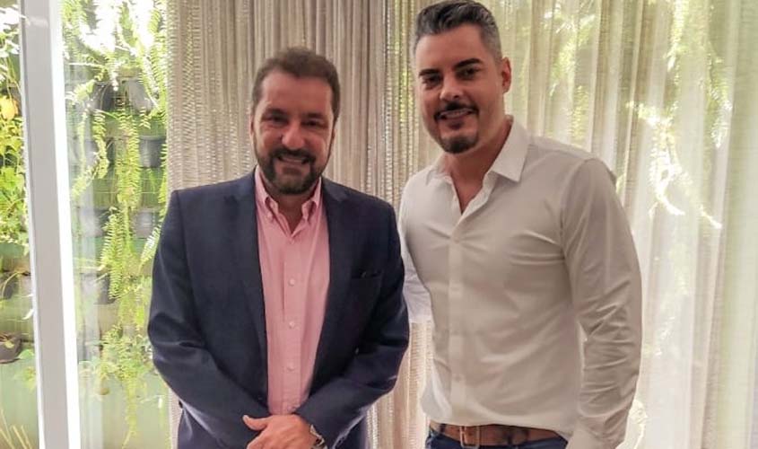 Prefeito Hildon Chaves se reúne com deputado federal Thiago Flores