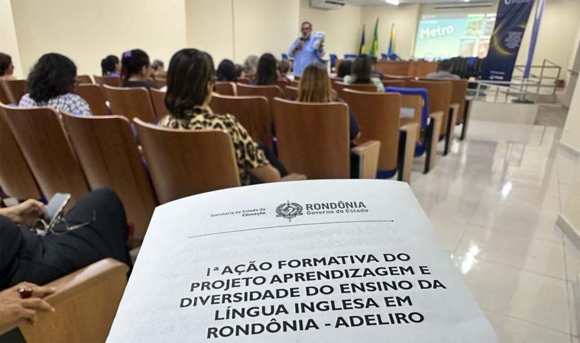 Educação promove primeira ação formativa para professores de Língua Inglesa, em Porto Velho