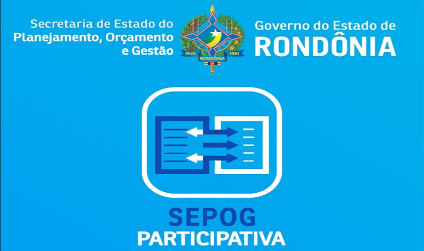 Audiência sobre Lei de Diretrizes Orçamentária é cancelada, mas população de Rondônia pode participar por e-mail e aplicativo