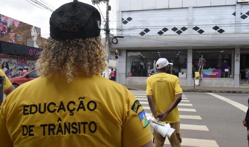 'A vida se encontra no trânsito' é tema de ação educativa do Detran Rondônia