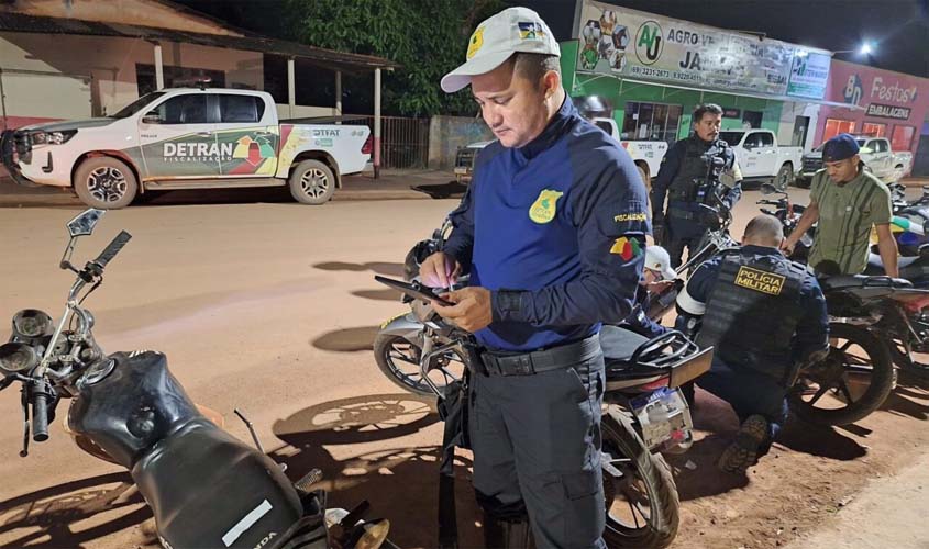 Operações 'Duas Rodas, Uma só Vida' e 'Corta Giro' promovem segurança no trânsito em Rondônia