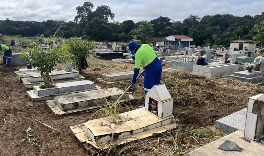 Cemitério dos Inocentes recebe mutirão para o Dia das Mães