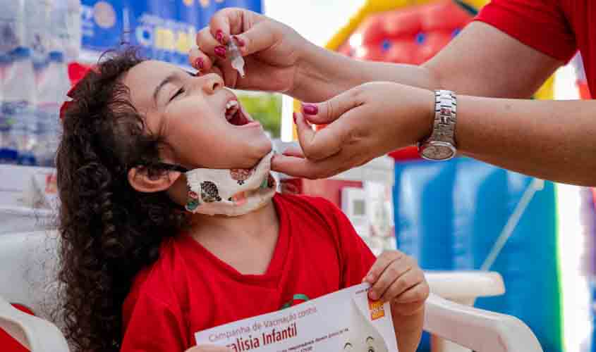 Prefeitura de Porto Velho realiza 'Dia D de Vacinação contra a Pólio' neste sábado (8)