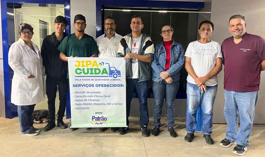 Prefeitura leva mais saúde aos caminhoneiros com o programa Jipa Cuida