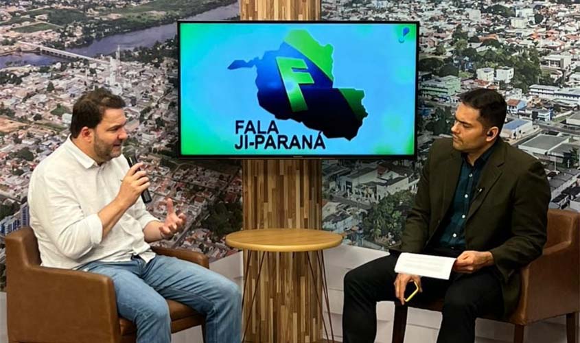 Presidente da Assembleia Legislativa faz balanço do seu mandato durante entrevistas em Ji-Paraná