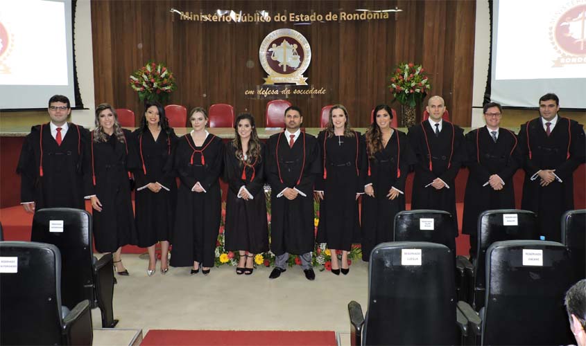 Ministério Público de Rondônia empossa 12 promotores de justiça substitutos