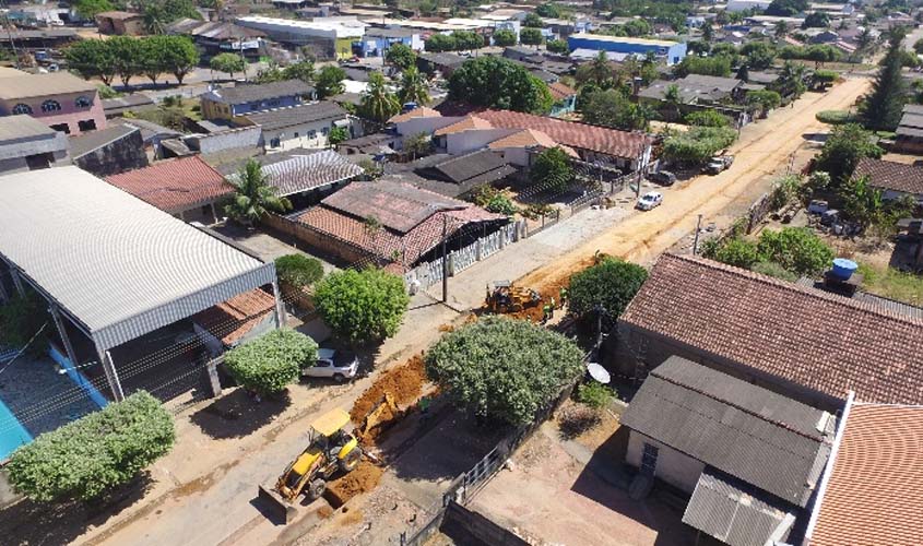 Obras de extensão de redes de esgoto são retomadas