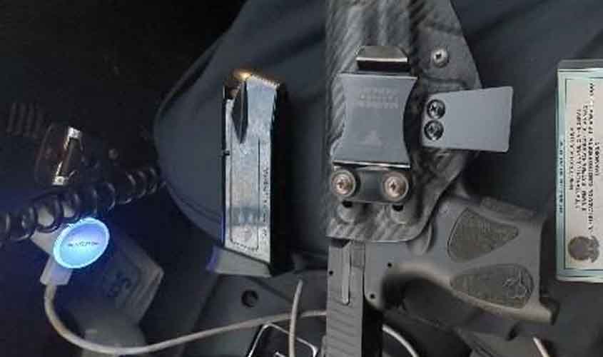 Arma de fogo é apreendida após ocorrência de desentendimento entre ex-casal em Porto Velho