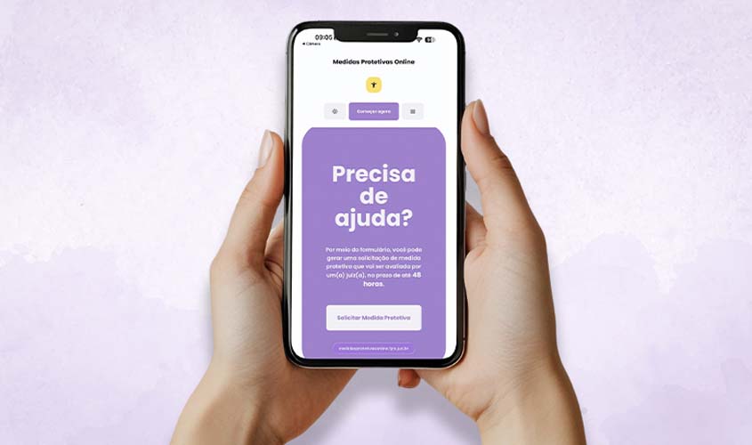 TJRO orienta pedido de medida protetiva sem sistema