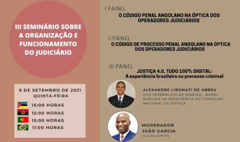 Justiça 4.0 será apresentado para magistratura de países de língua portuguesa